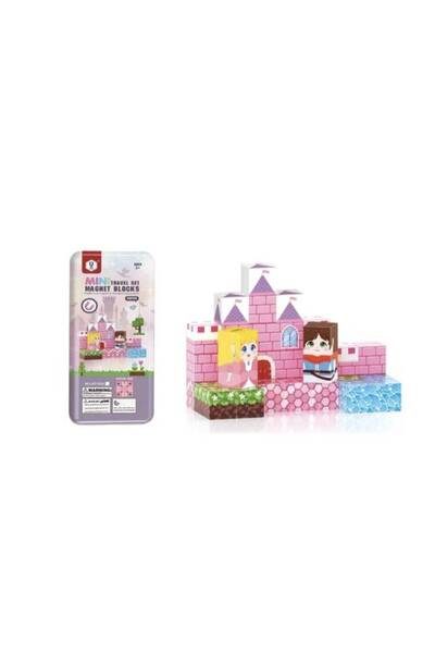 Other Cuburi Magnetice de Constructie 3D Tip Minecraft, 38 Piese, Printesa ro...