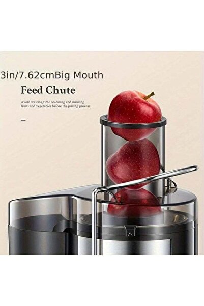 Generic Juicer Extractor, High-Powered Motor, Stainless Steel Design, Large 1...