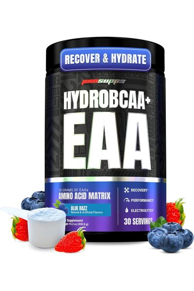 ProSupps HydroBCAA Essentials BCAA Powder - Pre/Post Workout, EAAs for Muscle...