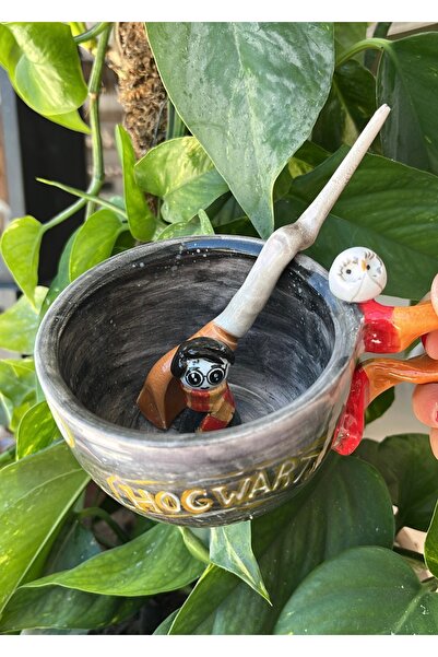 visera Handmade Ceramic Mug with Harry Potter Figure – Hogwarts Series + Broo...