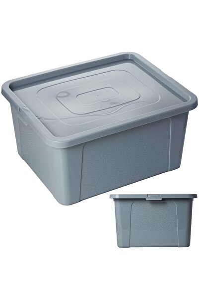 EDANTI Cutie de depozitare din plastic cu capac, Multibox, 40x33x20 cm, 20 L,...