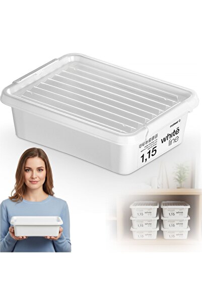 EDANTI Cutie de depozitare din plastic cu capac, pentru jucării, bijuterii, h...