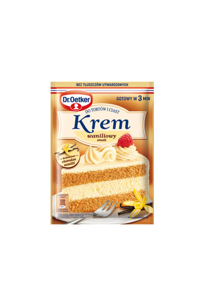 Generic Brand Crema in pudra pentru torturi si prajituri, vanilie, 105 g