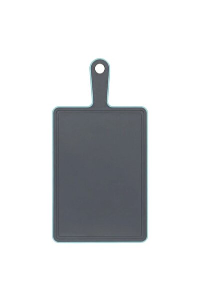 AVA Tocator Plastic cu Maner, 27x19 cm, Margine Anti-Alunecare, Gri, pentru B...