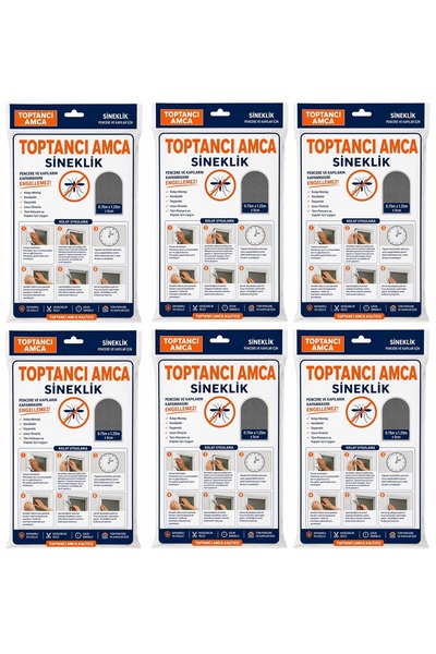 Toptancı Amca Мрежа против насекоми с едно крило, включена е двустранна лепен...