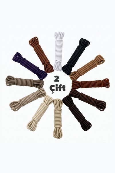 EPİK ADIM 90 cm Practical Elastic Round Laces and Capsule Set