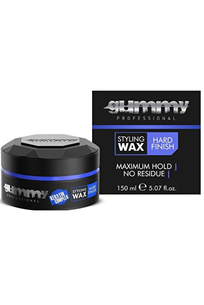 Gummy Professional Hard Finish Hair Wax - Maximum Hold Styling, Water-Based, ...