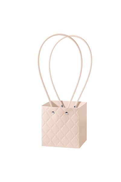 OEM Geantă cu Flori Roz Hârtie 11,5/10,5/12 cm