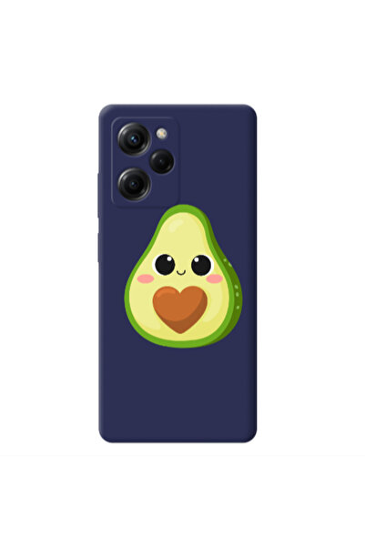 Other Xiaomi Poco X5 Pro Baby avocado Dark blue Colored Silicone TPU Θήκη