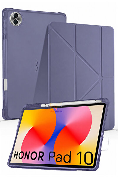 Nezih Case Honor Pad 10 12.1 Inch Uyumlu Trifolding Kalem Bölmeli Arkası Yumu...