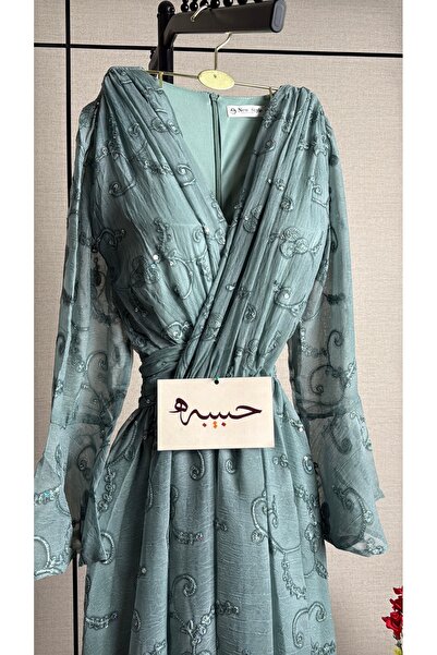 Habiba An Elegant and Serene Look, Where the Softness of the Color Meets the ...