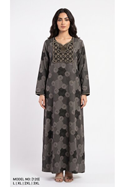 TUFAHA Long Sleeve Embroidered Kashmiri Shirt
