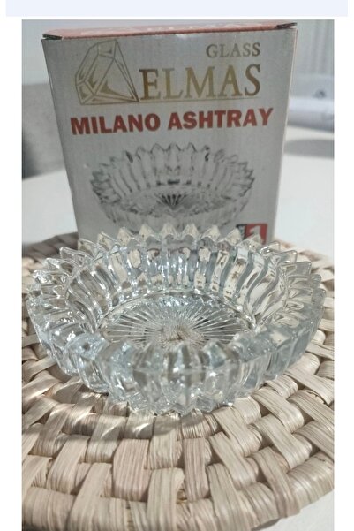 Elmas Crystallized Glass Ashtray 1 Piece High Quality Thick Single Packaging ...