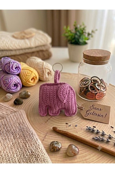 FLY LIFE Hand-Knitted Amigurumi Keychain / Bag Charm