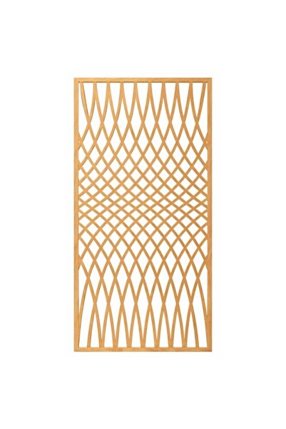 OEM Panou decorativ interior 3D din MDF – model val, finisaj lemn, 240x120 cm...