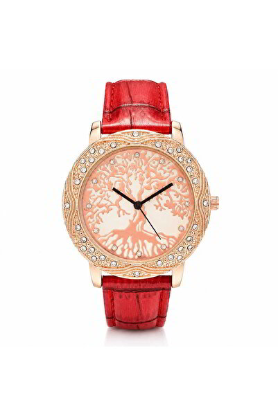 Watch Ceas pentru femei, Casual, Francesca di Geneva, Rosu, FF396