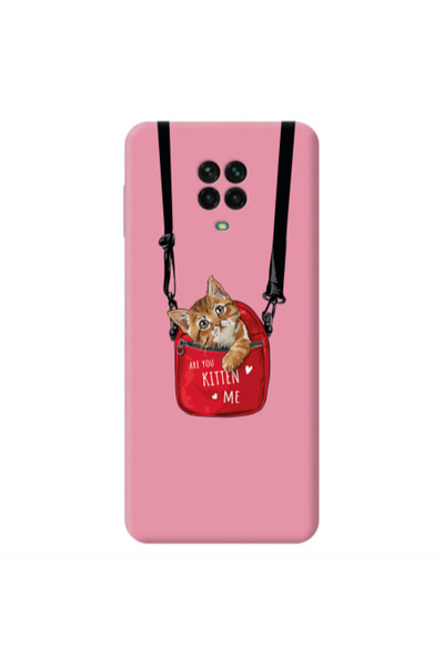 Other Xiaomi Redmi Note 9 Pro Kitten Me Pink Colored Silicone TPU Θήκη