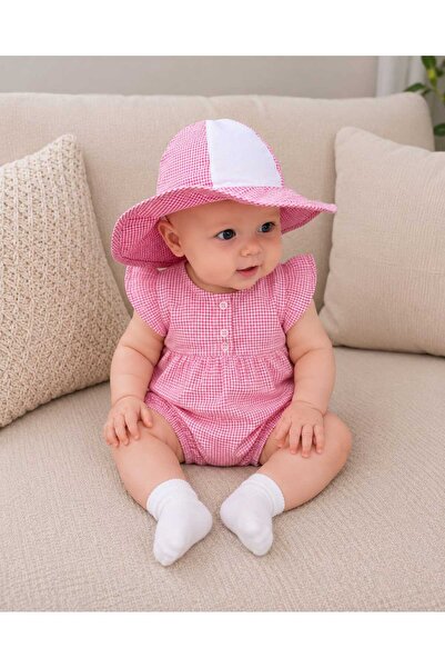 neocotton قبعة فورت من القماش القطني المنسوج للفتيات الصغيرات (حيقان الرأس يص...
