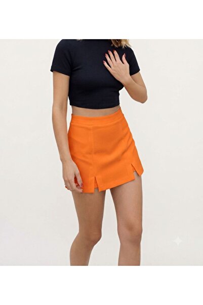OTD STORE - Shorts Skirt with a Shorts Look on the Back, Mini Skirt