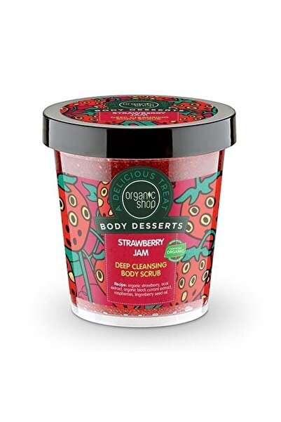 organic shop Body Desserts Strawberry Jam Μαρμελάδα Φράουλα Απολεπιστικό Σώμα...