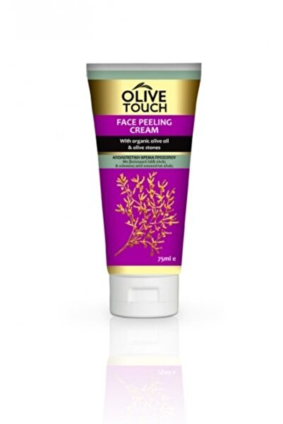 Olive Touch Aπολεπιστική Κρέμα Προσώπου με βιολογικό Λάδι Ελιάς και κόκκους ε...