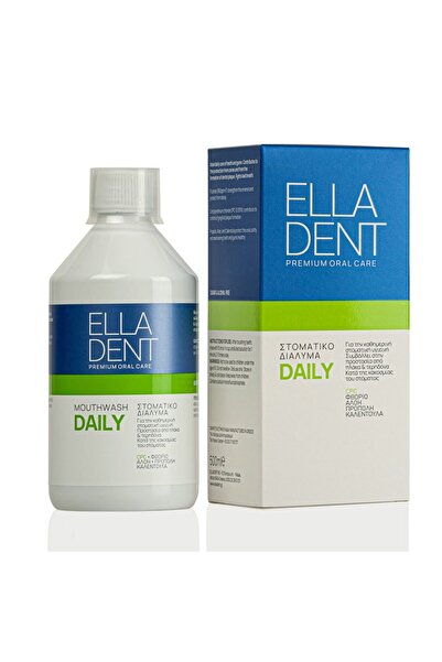 ELLADENT Daily Mouthwash 500ml (Στοματικό Διάλυμα Καθημερινής Χρήσης)