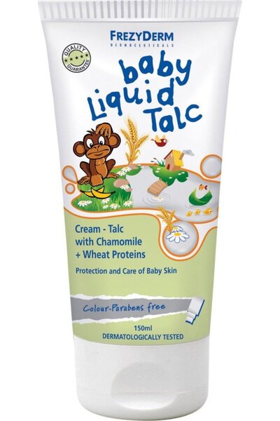 Frezyderm Baby Liquid Talc Κρέμα Talc για Χρήση κατά την Αλλαγή Πάνας, 150ml