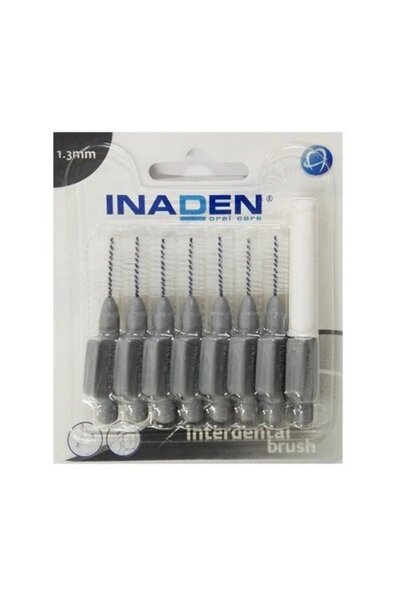 INADEN Interdental Brush 1.3mm Γκρι Μεσοδόντια Βουρτσάκια 8τμχ