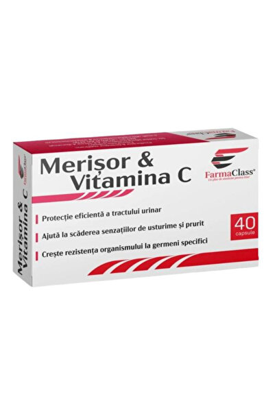 FarmaClass Merisor & Vitamina C - Farma Class, 40 capsule