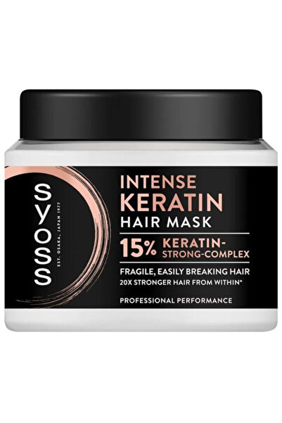 Syoss Masca cu Keratina pentru Par Fragil - Intense Keratin Hair Mask for Fra...