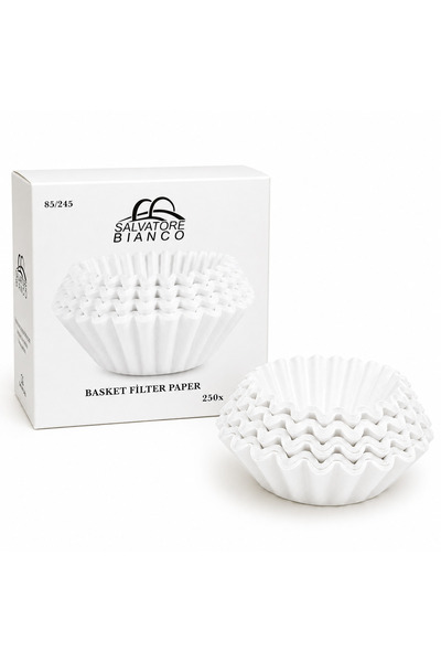 SALVATORE BIANCO 85/245-90/250 Basket Kahve Filtre Kağıdı I 250 Adet