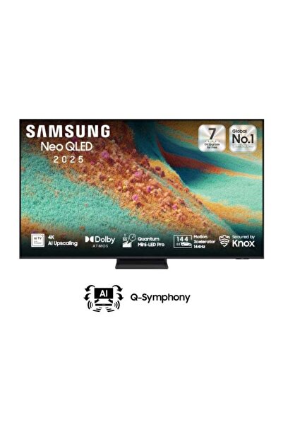 Samsung تلفزيون NEO QLED 4K لعام 2025، 55 بوصة، ترقية 4K بالذكاء الاصطناعي، 1...