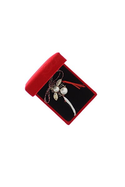 ButicCochet Accesoriu pentru femei, Broșă, din metal, Buticcochet, 3 cm, Albi...