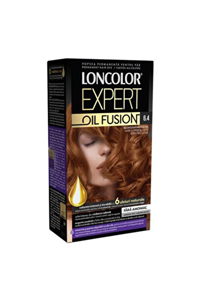 Loncolor Expert Vopsea de Par Permanenta Fara Amoniac - Oil Fusion, nuanta 6....