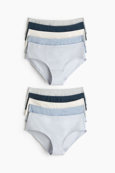 H&M 10'lu Pamuklu Hipster Külot
