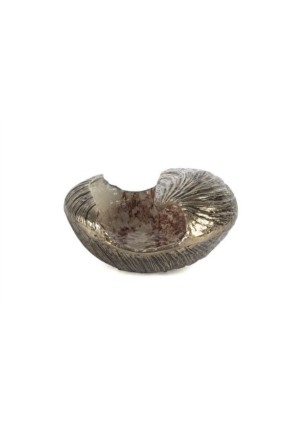 Mikasa Moor Antique Gold Purple White Patterned Decorative Bowl 34X30X18Cm