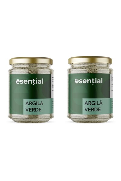 Pronat 2 x Argila verde activa ventilata Argital, 300g Esential