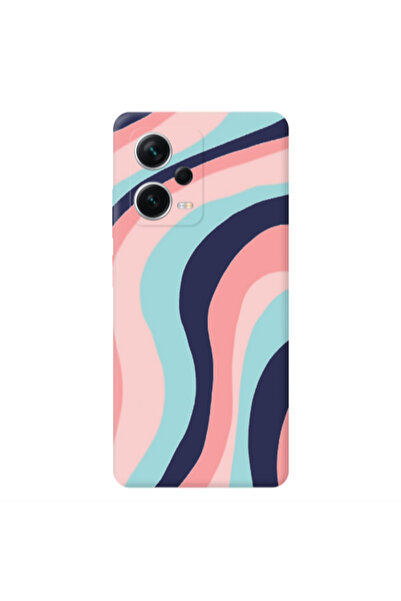 Other Xiaomi Poco X5 Colored lines Dark blue Colored Silicone TPU Θήκη