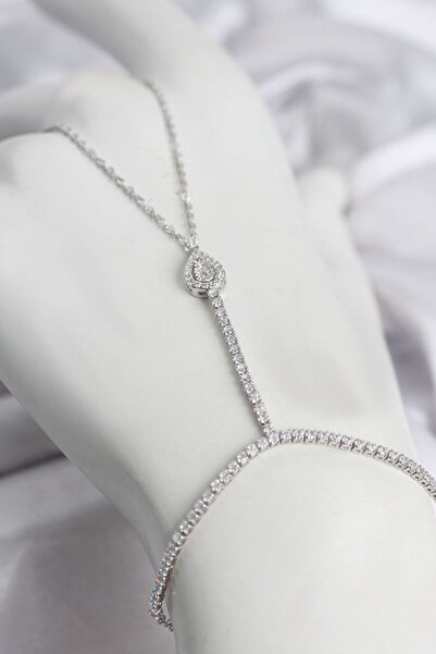 norsary Silver Color Brass Zircon Stone Drop Model Şahmeran