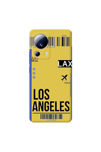 Other Xiaomi Mi 13 Lite Los angeles Yellow Colored Silicone TPU Θήκη