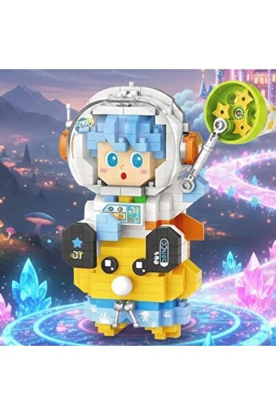 Angel Of Life Lz-8827 Loz Astronaut Blue 390 Piece Block Toy
