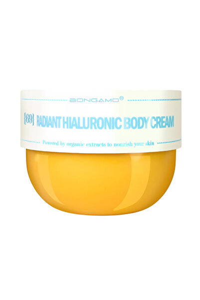 Bongamo Cremă de corp radiantă cu acid hialuronic