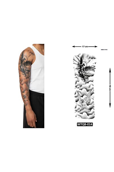 medink tattoo 2 Hafta kalıcı Bulut Mitoloji Realistic Görünüm Kol Bacak Geçic...