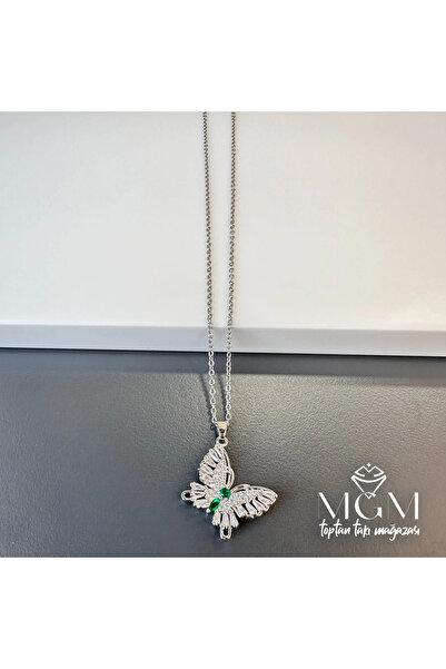 Inure Jewelry Steel Necklace with Butterfly Detail - Kl0103