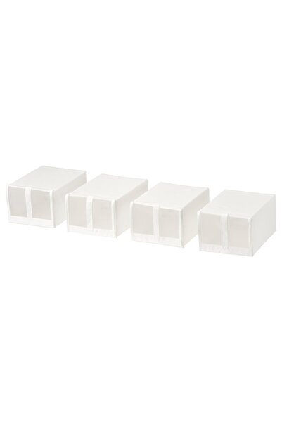SKUBB shoe box, white, 22 x 34 x 16 cm