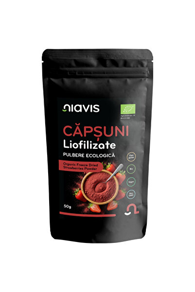 Niavis Capsuni Liofilizate Pulbere Ecologica/Bio 50g