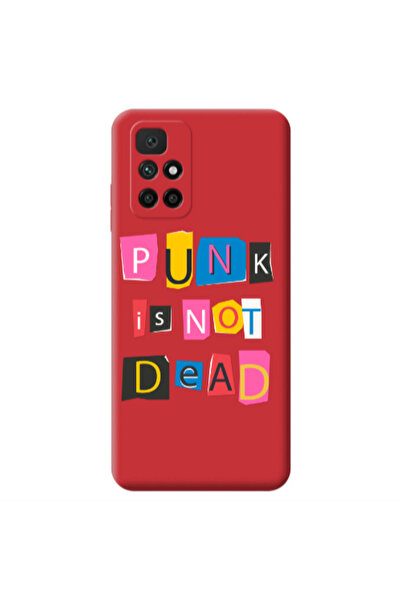 Other Xiaomi Redmi 10 2022 Punk is not Dead Red Colored Silicone TPU Θήκη
