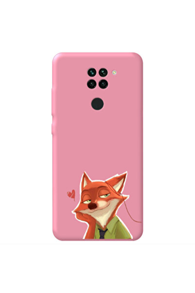 Other Xiaomi Redmi Note 9 Valentines 15 Pink Colored Silicone TPU Θήκη