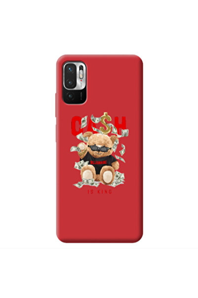Other Xiaomi Redmi Note 10 Pro 5G Cash is king Red Colored Silicone TPU Θήκη
