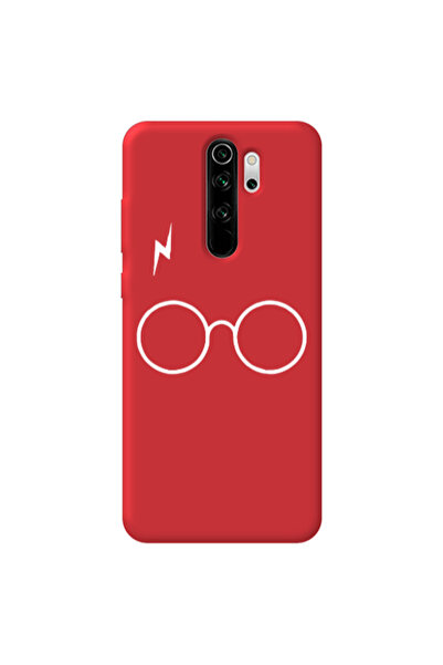 Other Xiaomi Redmi Note 8 Pro glasses Red Colored Silicone TPU Θήκη